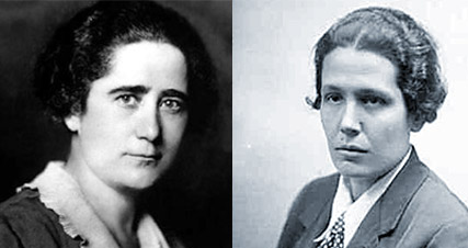 Clara Campoamor y Victoria Kent